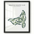 Sequoyah Country Club, California - Printed Golf Course