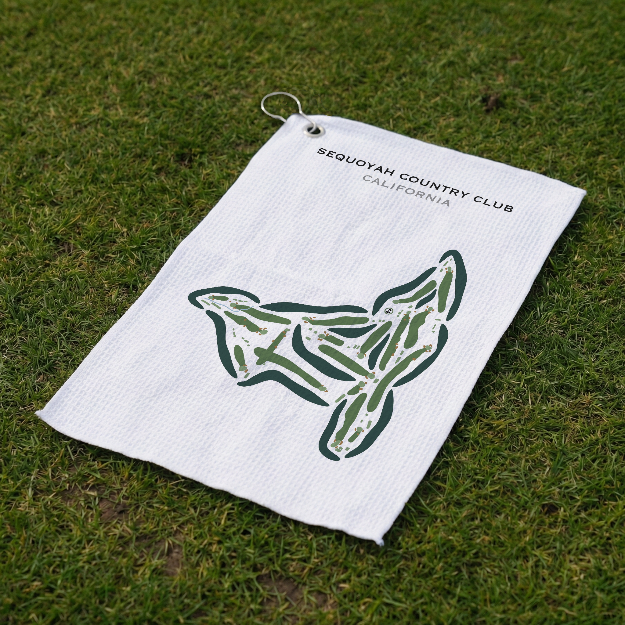Sequoyah Country Club, California - Printed Golf Course