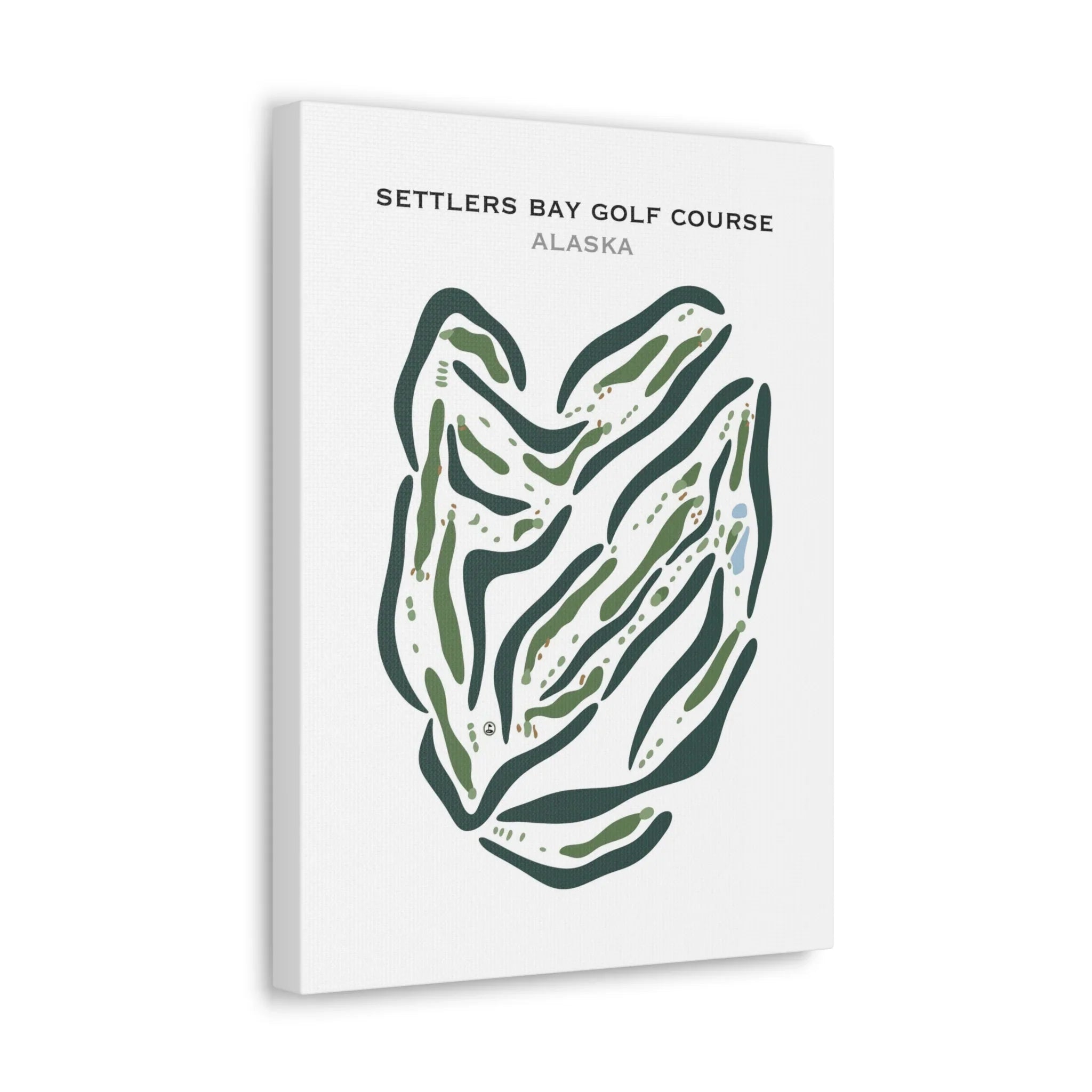 Settlers Bay Golf Courses, Alaska - Printed Golf Courses