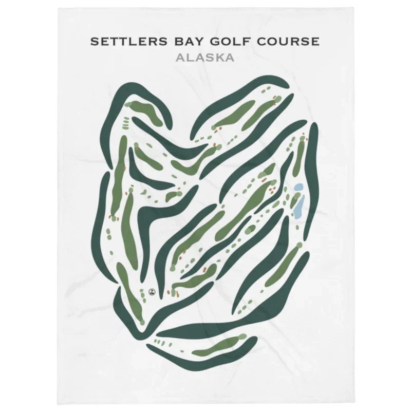 Settlers Bay Golf Courses, Alaska - Printed Golf Courses
