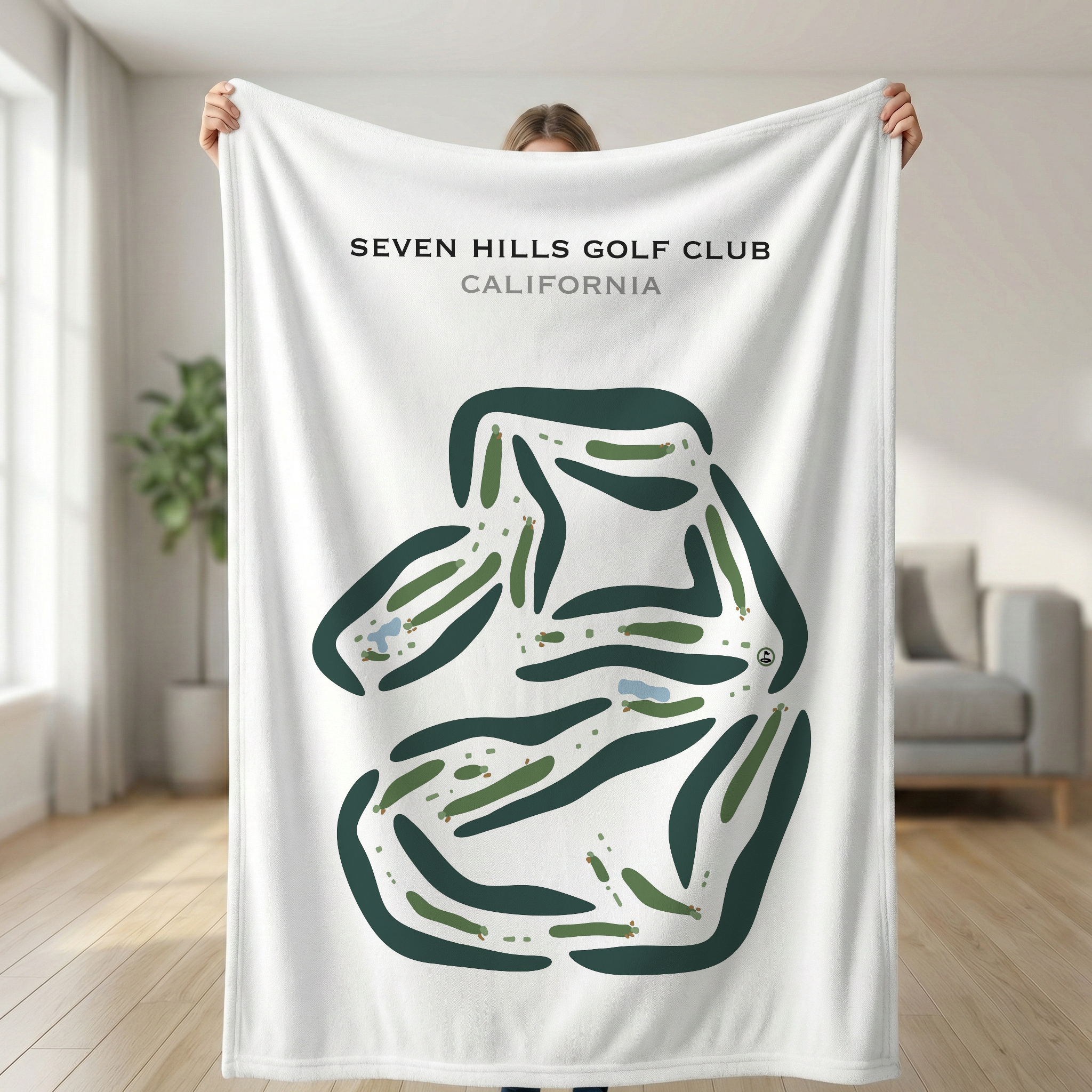 Seven Hills Golf Club, California - Printed Golf Courses