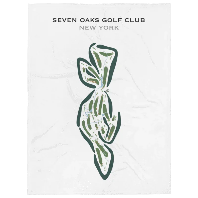 Seven Oaks Golf Club, New York - Printed Golf Courses