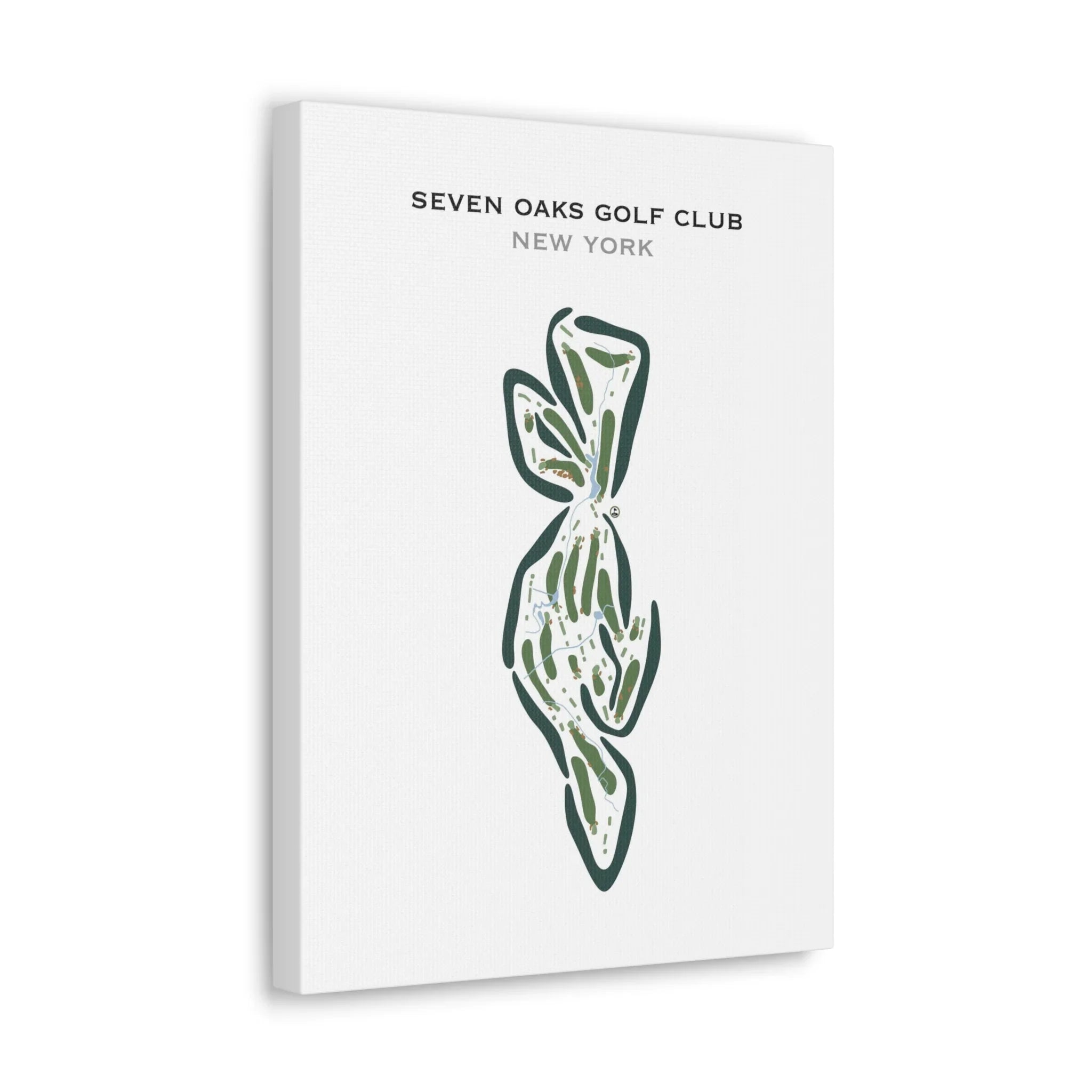 Seven Oaks Golf Club, New York - Printed Golf Courses