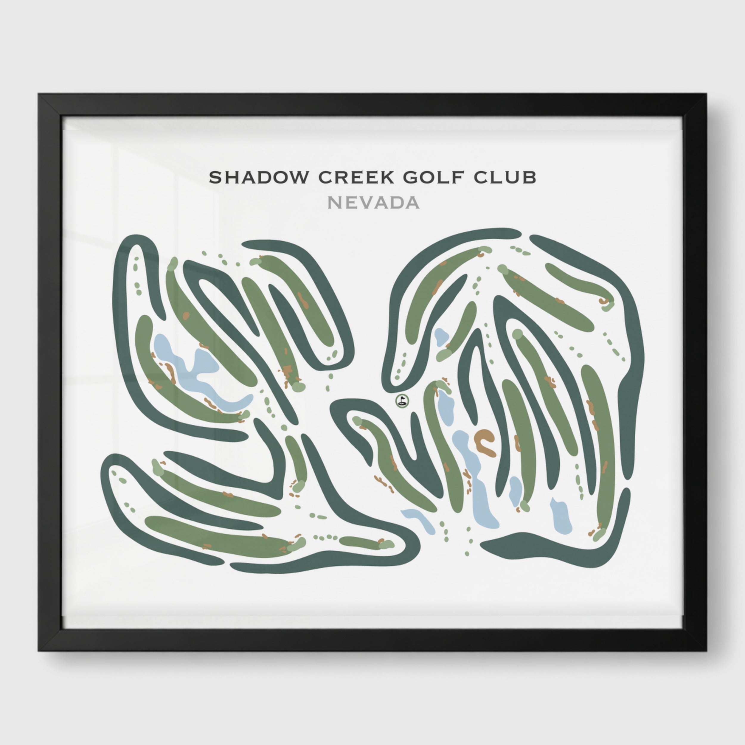 Shadow Creek Golf Course, Nevada - Printed Golf Courses