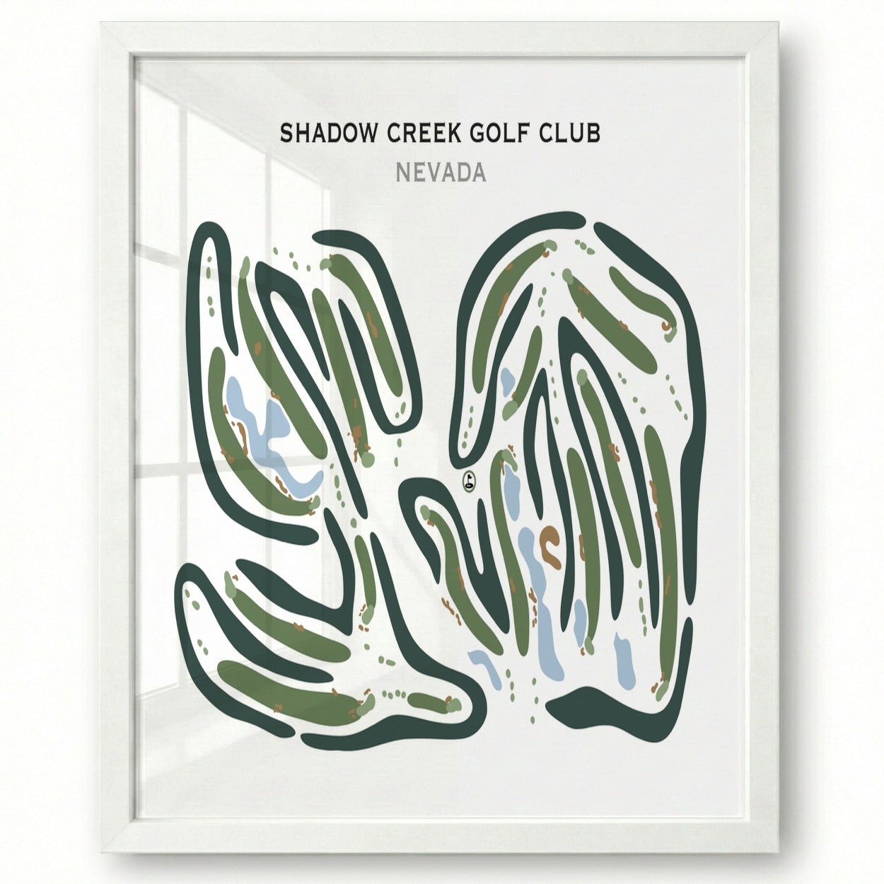 Shadow Creek Golf Course, Nevada - Printed Golf Courses