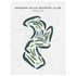 Shadow Hills Country Club, Oregon - Printed Golf Courses
