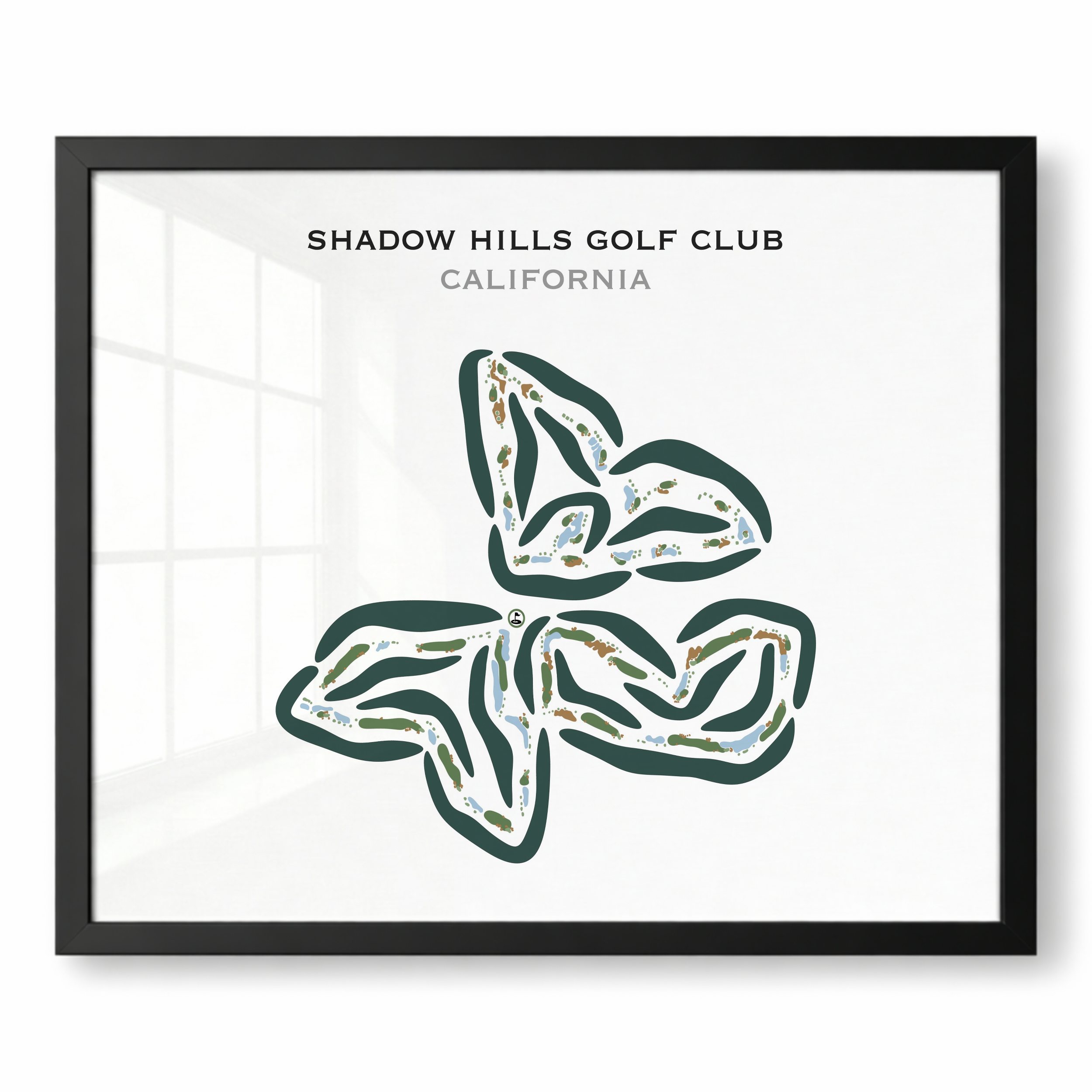 Shadow Hills Golf Club, California - Printed Golf Courses