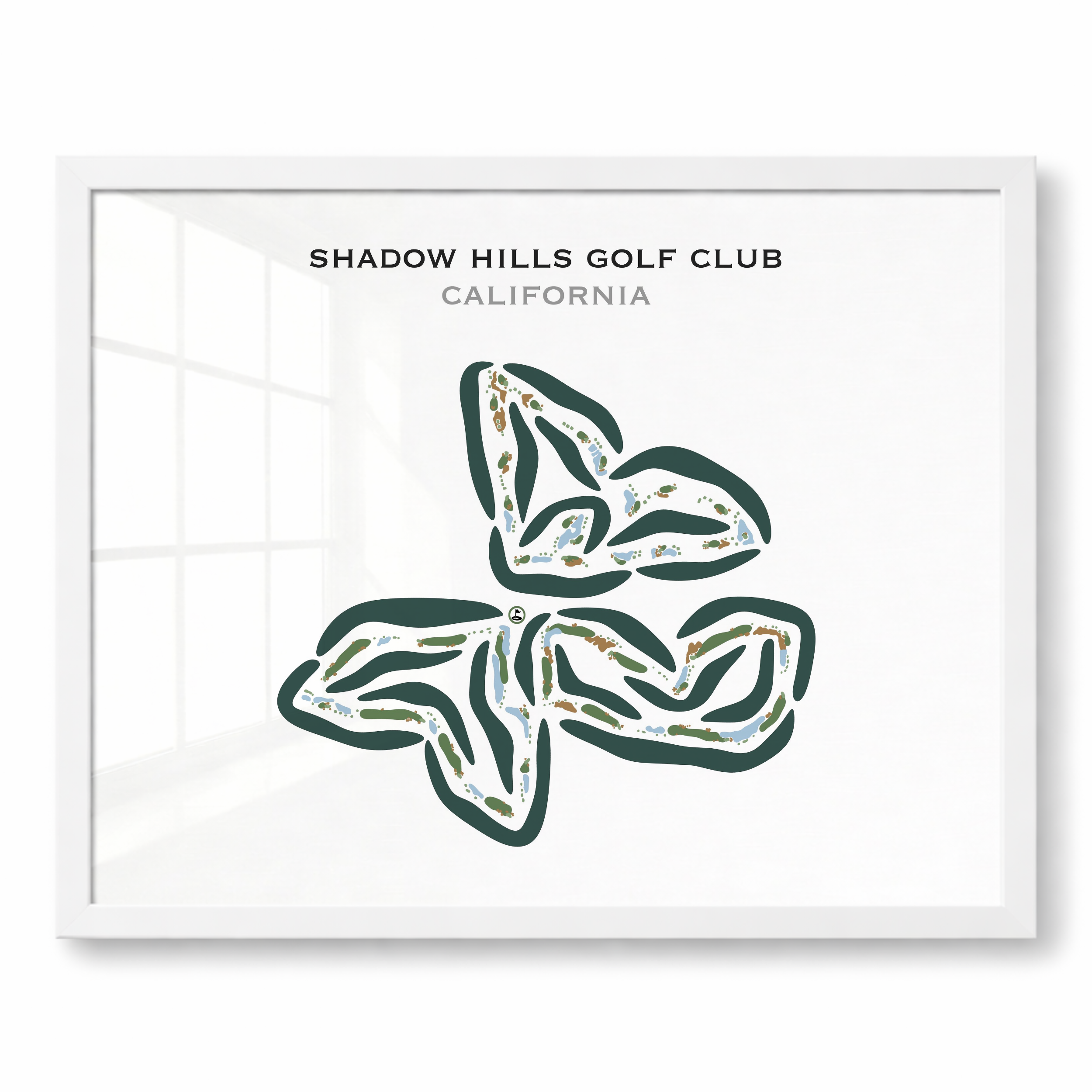 Shadow Hills Golf Club, California - Printed Golf Courses