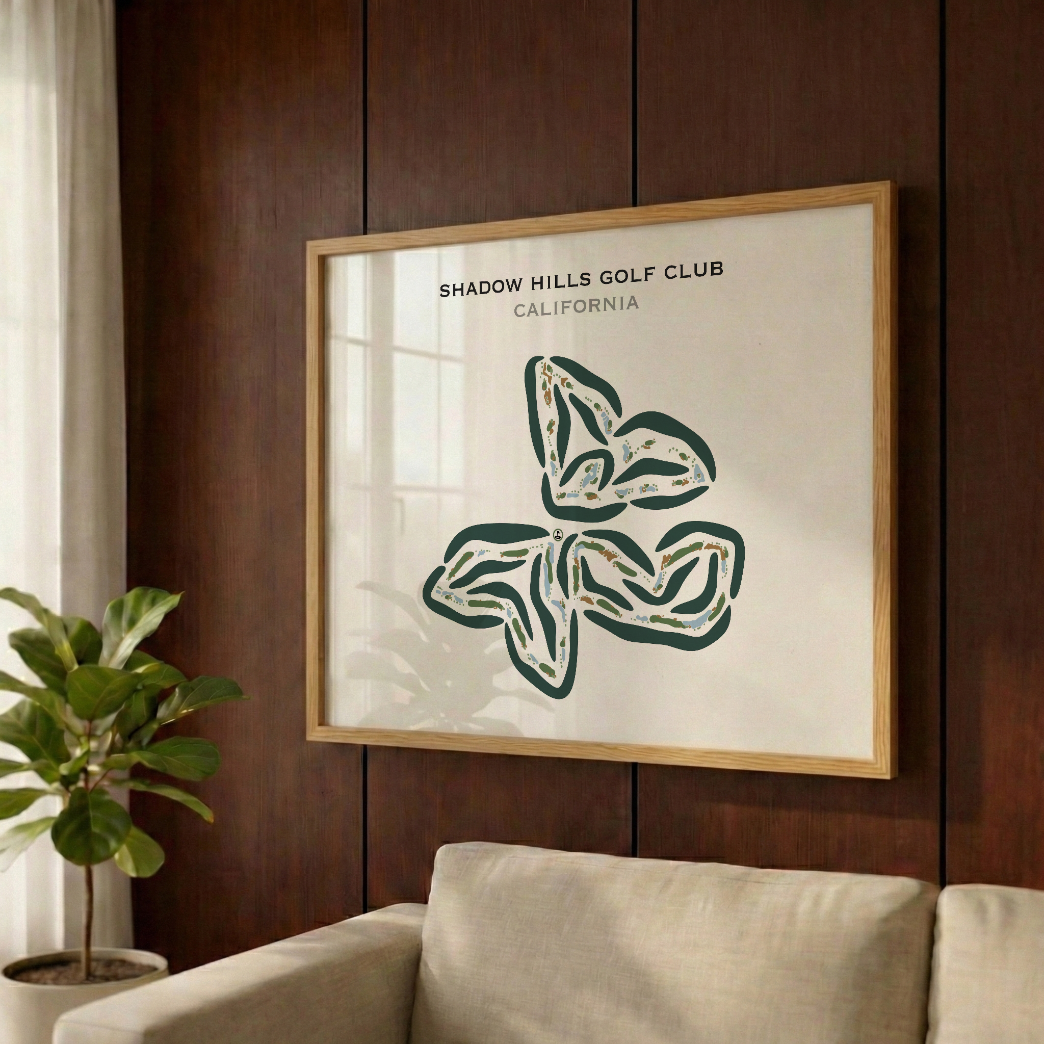 Shadow Hills Golf Club, California - Printed Golf Courses