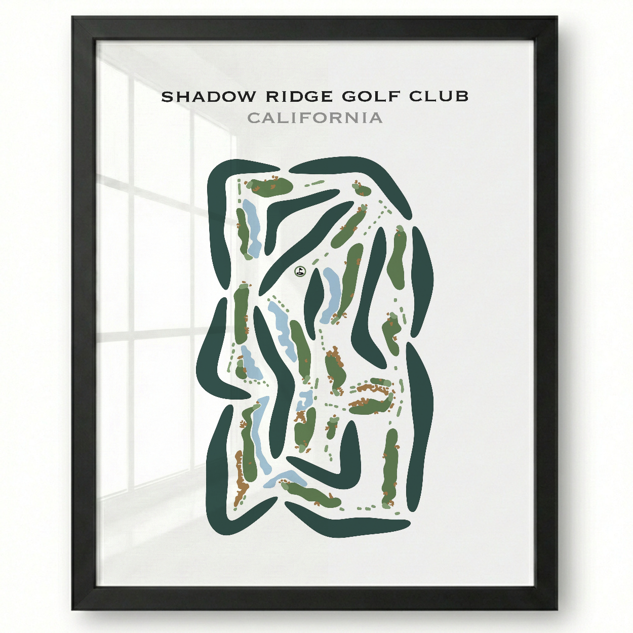 Shadow Ridge Golf Club, California - Printed Golf Courses