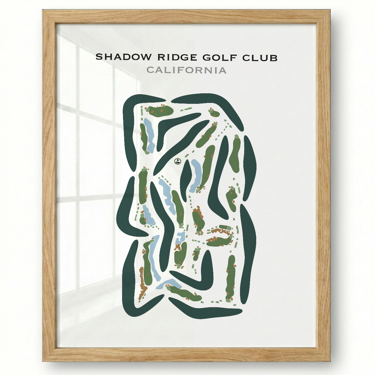 Shadow Ridge Golf Club, California - Printed Golf Courses