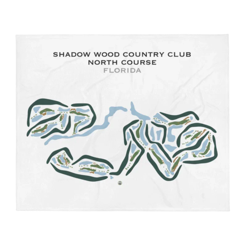 Shadow Wood Country Club, North Course, Florida - Printed Golf Courses
