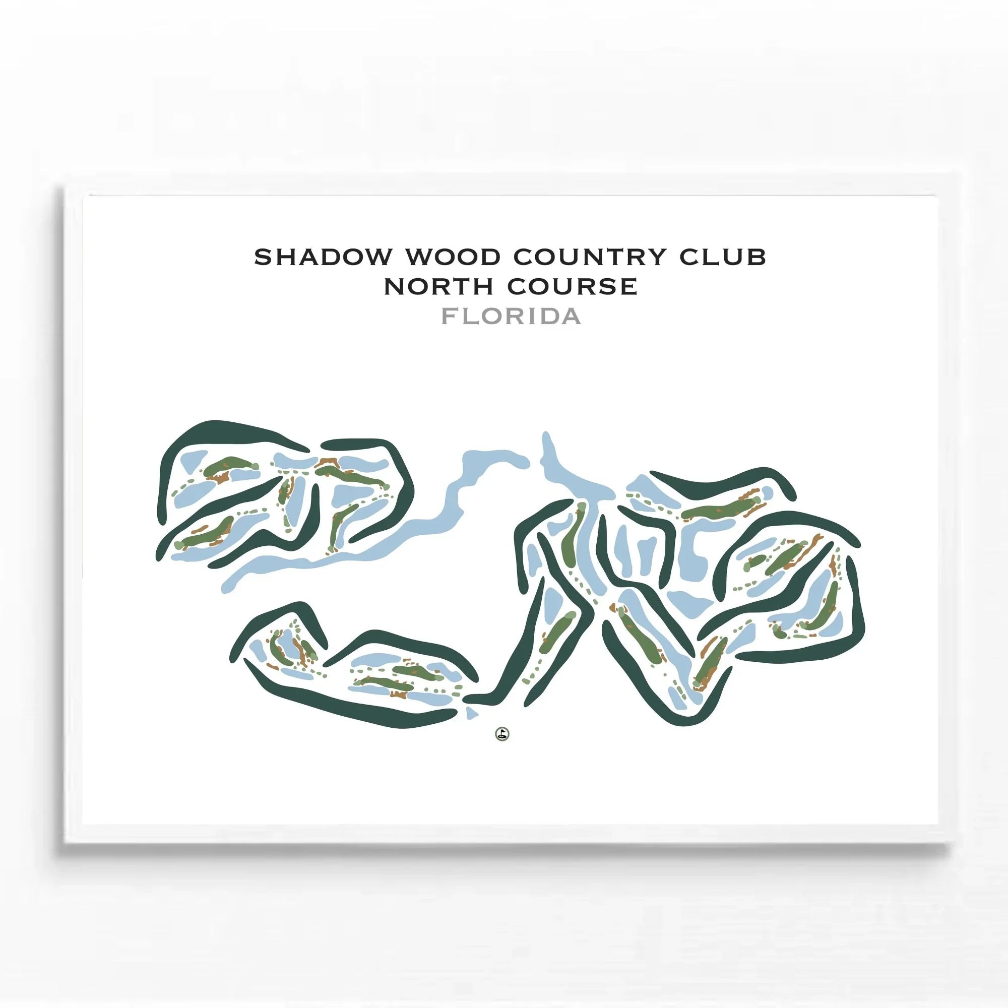 Shadow Wood Country Club, North Course, Florida - Printed Golf Courses