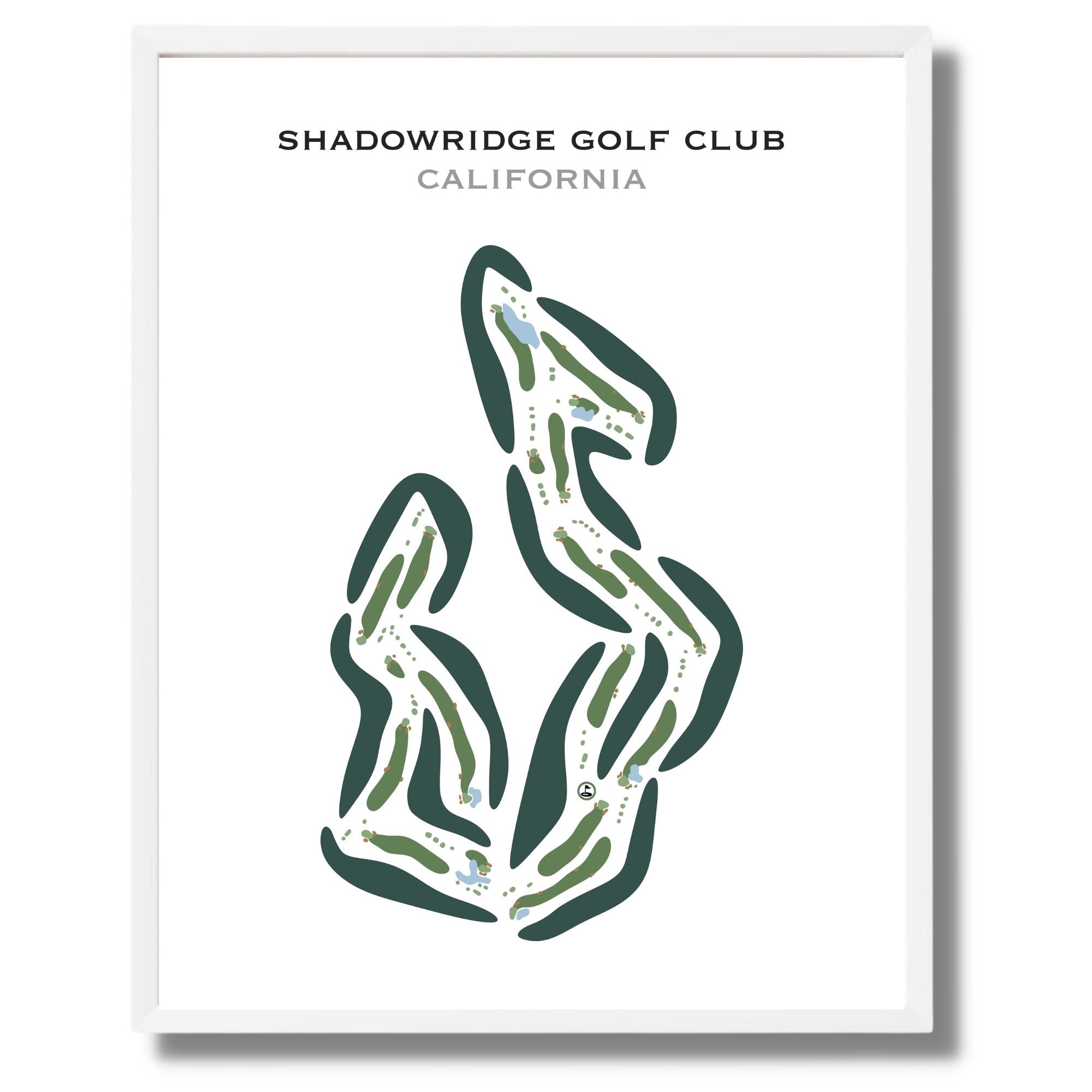 Shadowridge Golf Club, California - Printed Golf Courses