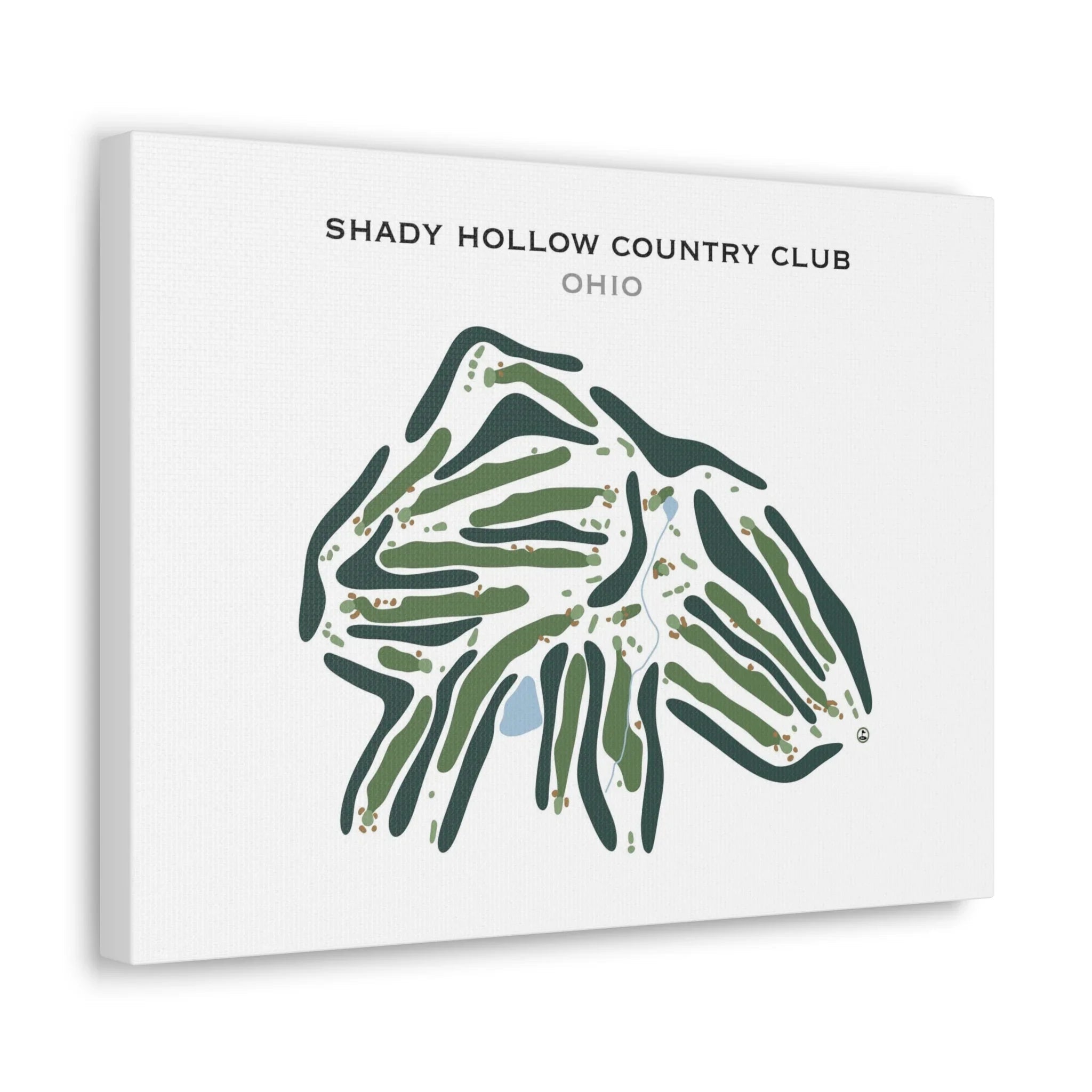 Shady Hollow Country Club, Ohio - Printed Golf Course