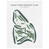 Shady Oaks Country Club, Illinois - Printed Golf Course