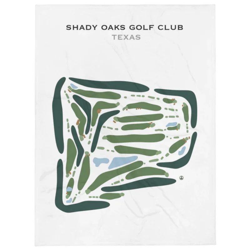 Shady Oaks Golf Club, Texas - Printed Golf Courses