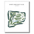 Shady Oaks Golf Club, Texas - Printed Golf Courses
