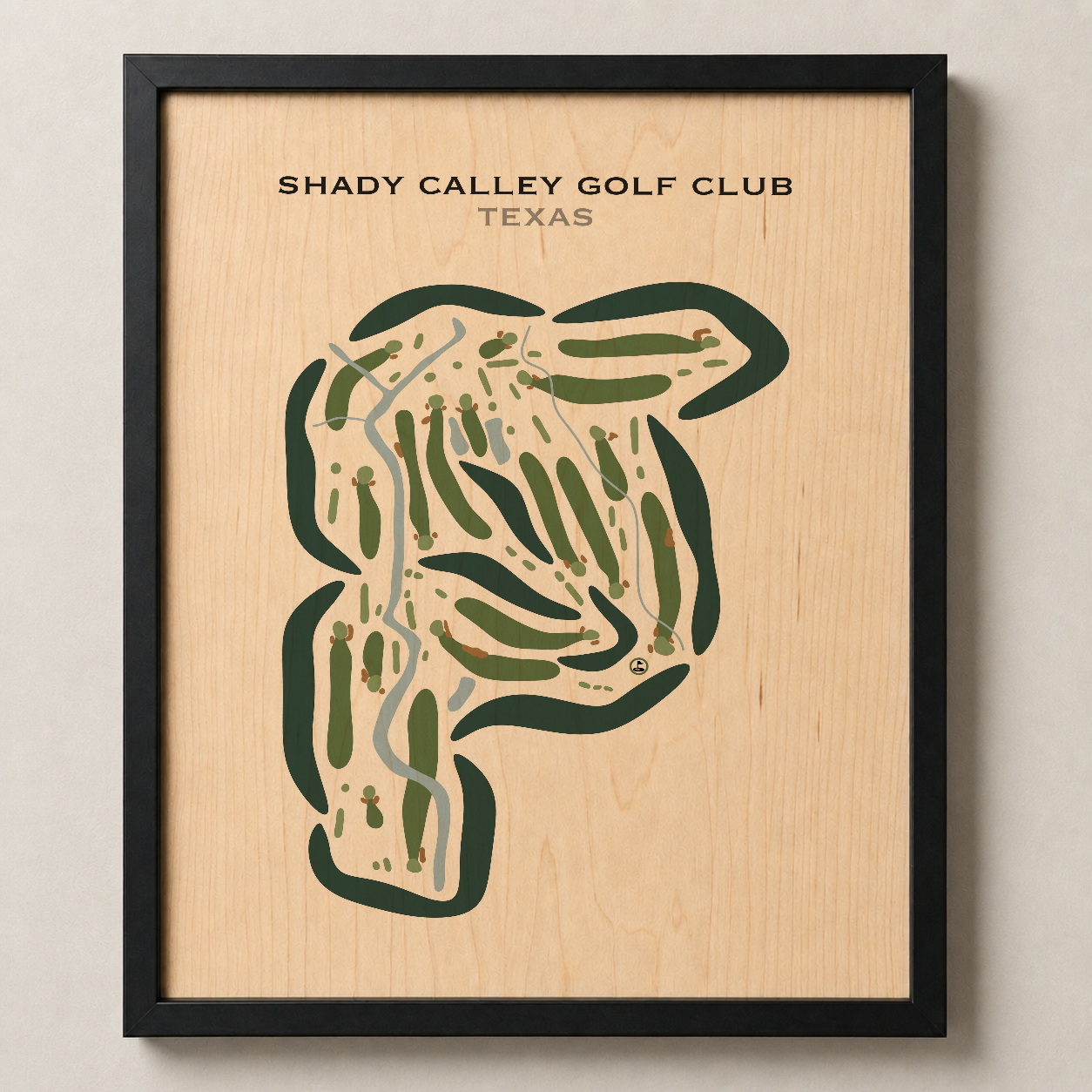 Shady Valley Golf Club, Texas - Printed Golf Courses