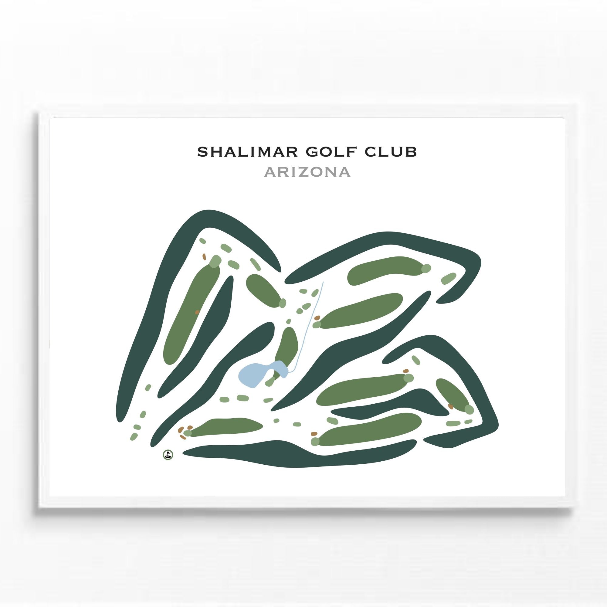 Shalimar Golf Club, Arizona - Printed Golf Courses