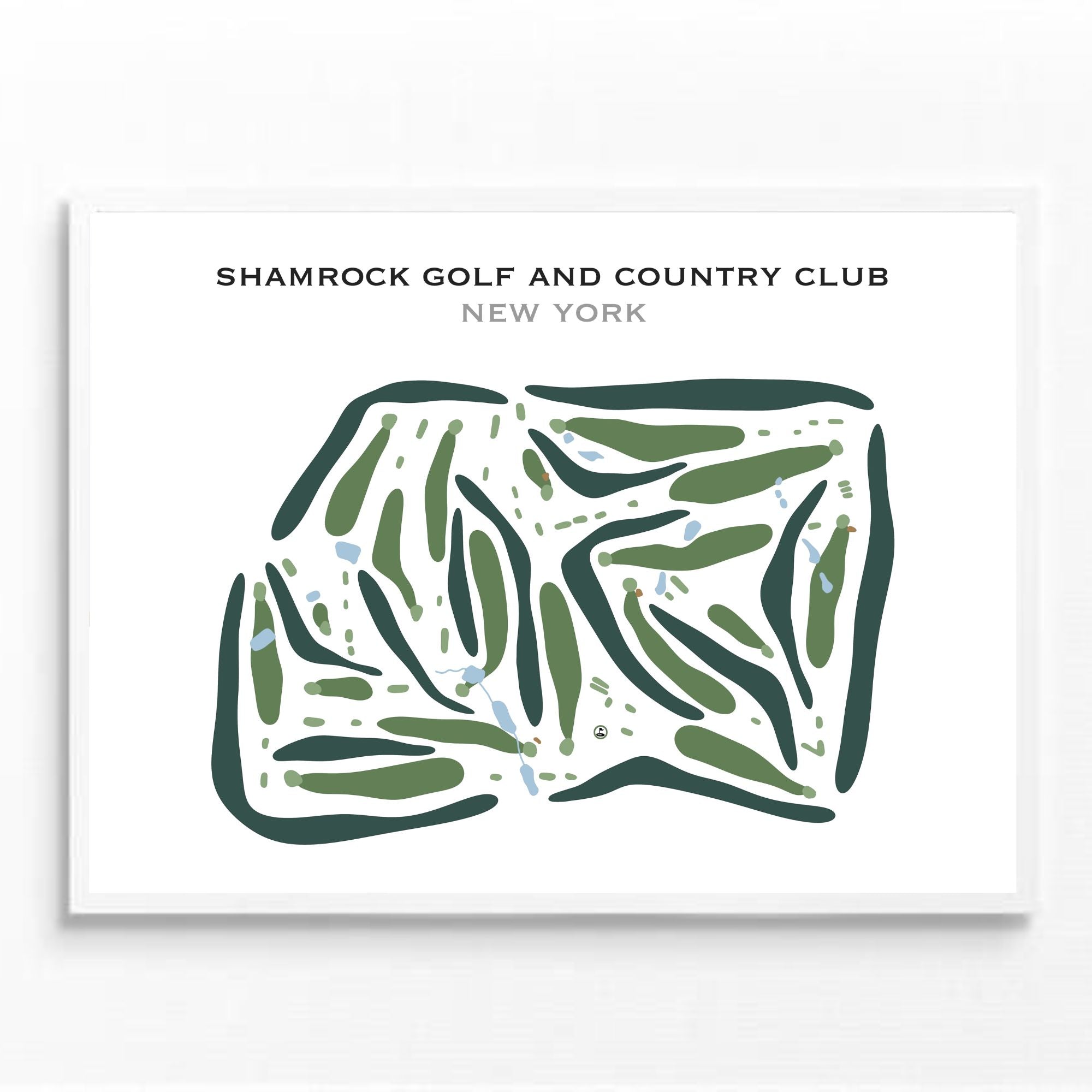 Shamrock Golf & Country Club, New York - Printed Golf Courses
