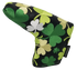 Shamrocks All-Over Embroidered Blade Putter Cover by ReadyGOLF
