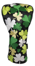 Shamrocks All-Over Embroidered Driver Headcover by ReadyGOLF