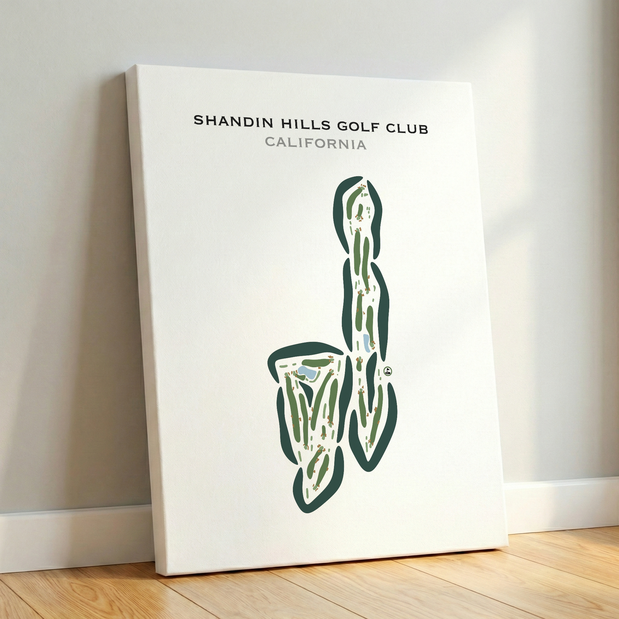 Shandin Hills Golf Club, California - Printed Golf Courses