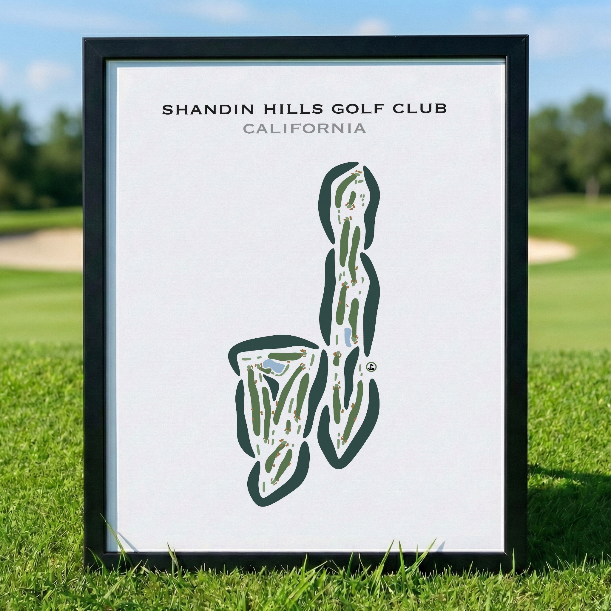 Shandin Hills Golf Club, California - Printed Golf Courses