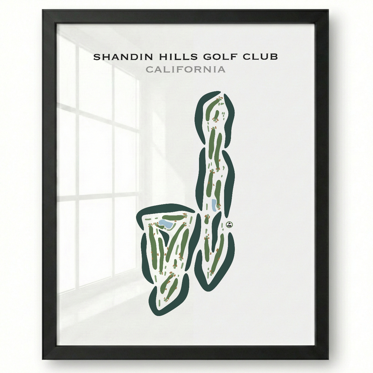 Shandin Hills Golf Club, California - Printed Golf Courses
