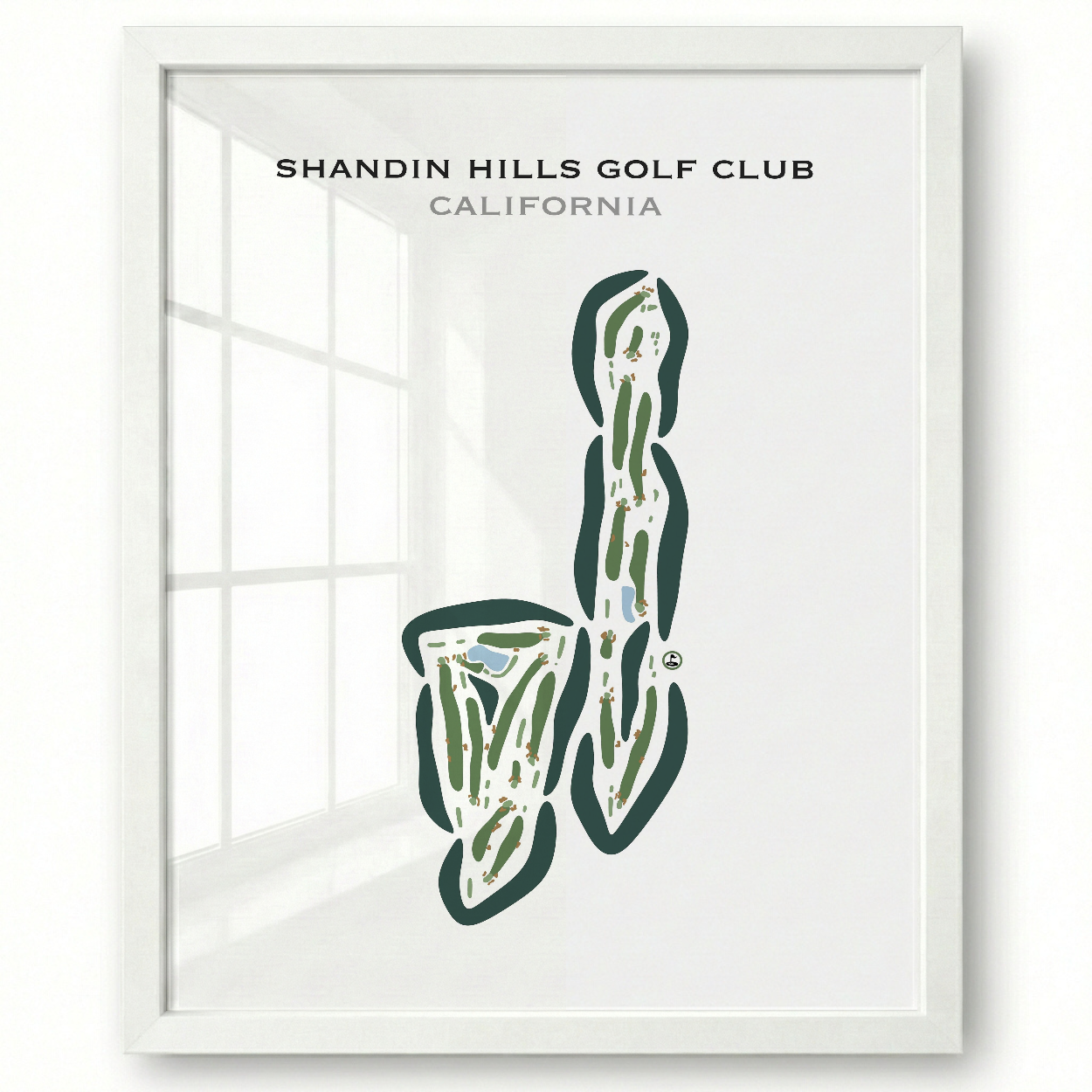 Shandin Hills Golf Club, California - Printed Golf Courses