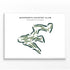 Shannopin Country Club, Pennsylvania - Printed Golf Course