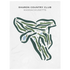 Sharon Country Club, Massachusetts - Printed Golf Courses
