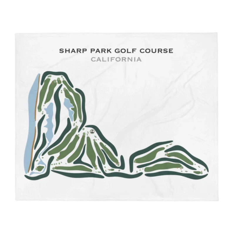 Sharp Park Golf Course, California - Printed Golf Courses