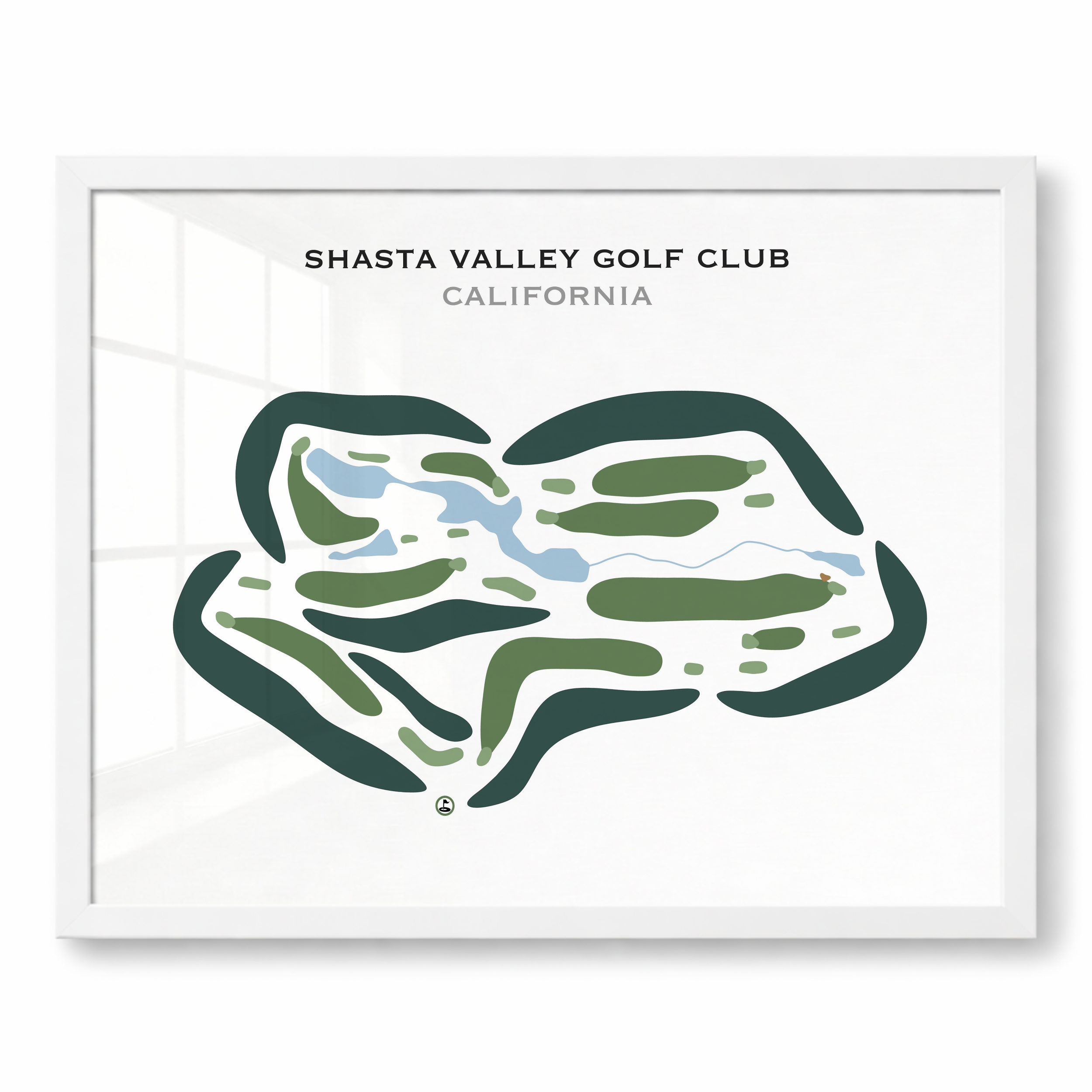 Shasta Valley Golf Club, California - Printed Golf Courses