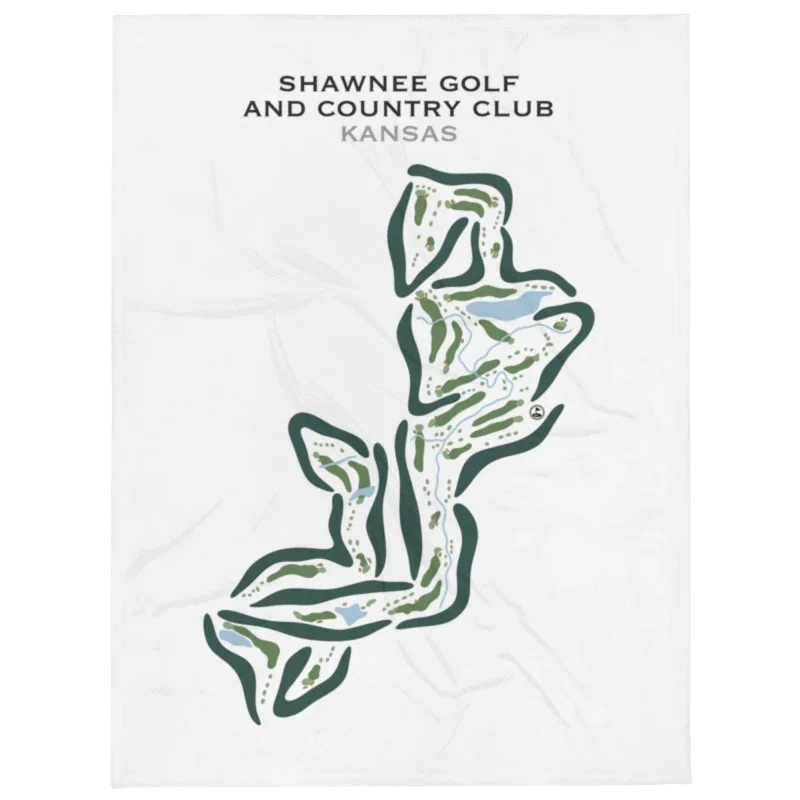 Shawnee Golf and Country Club, Kansas - Printed Golf Courses