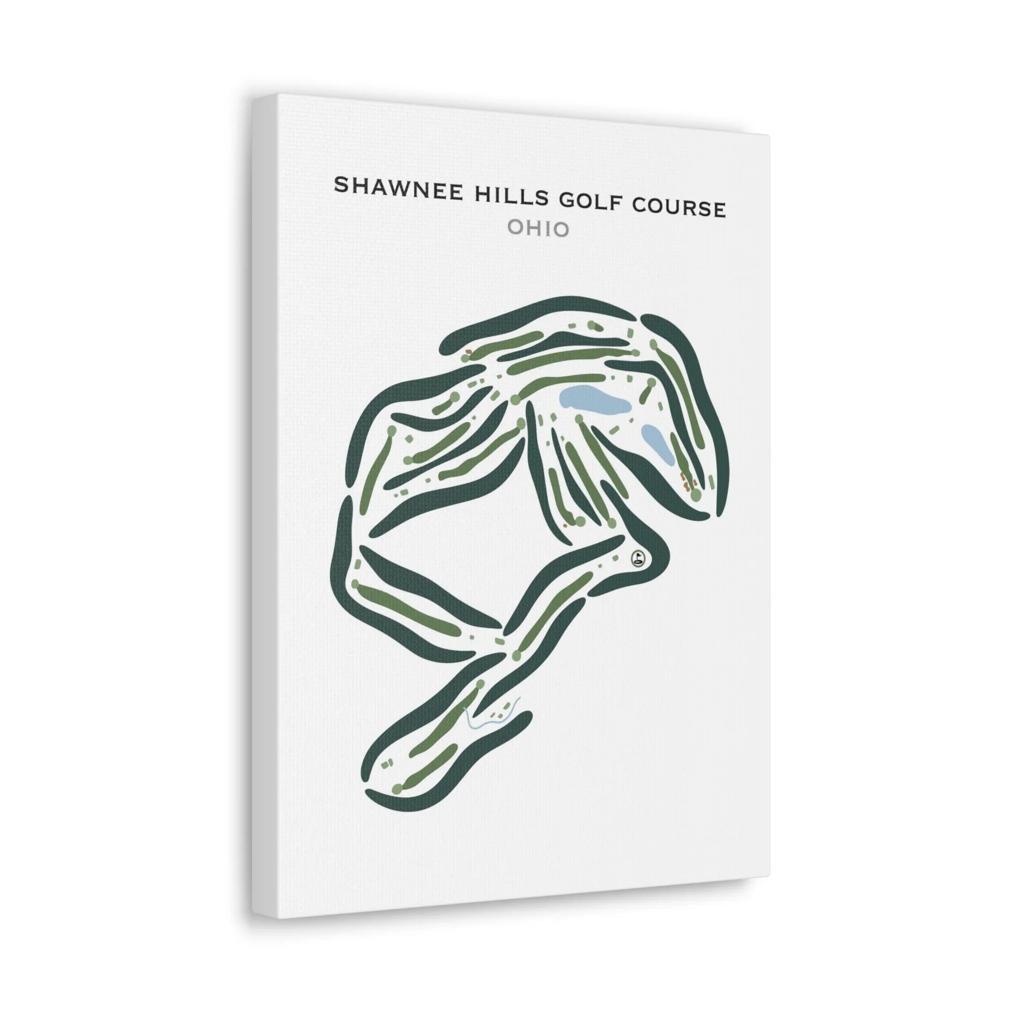 Shawnee Hills Golf Course, Ohio - Printed Golf Courses