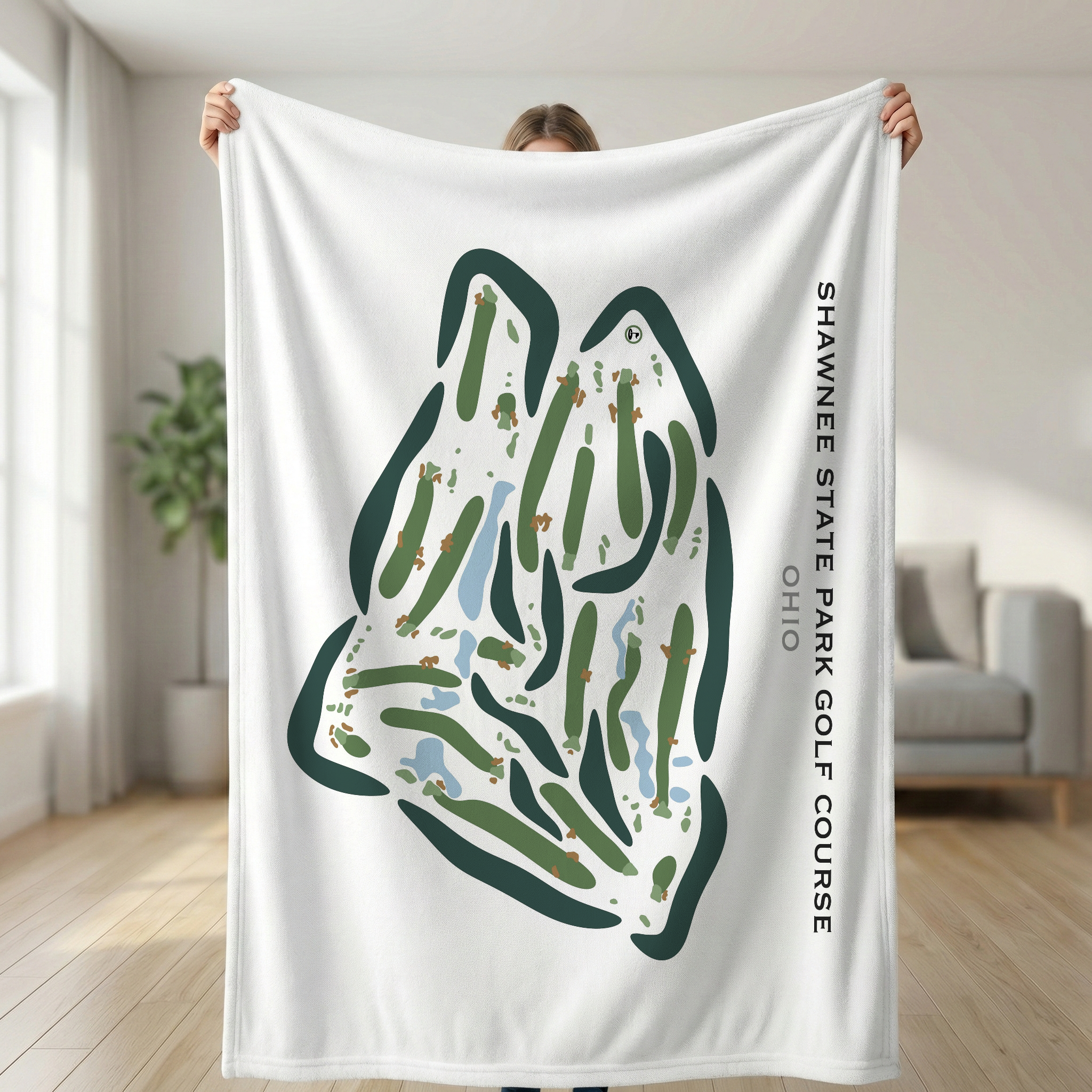 Shawnee State Park Golf Course, Ohio - Printed Golf Courses