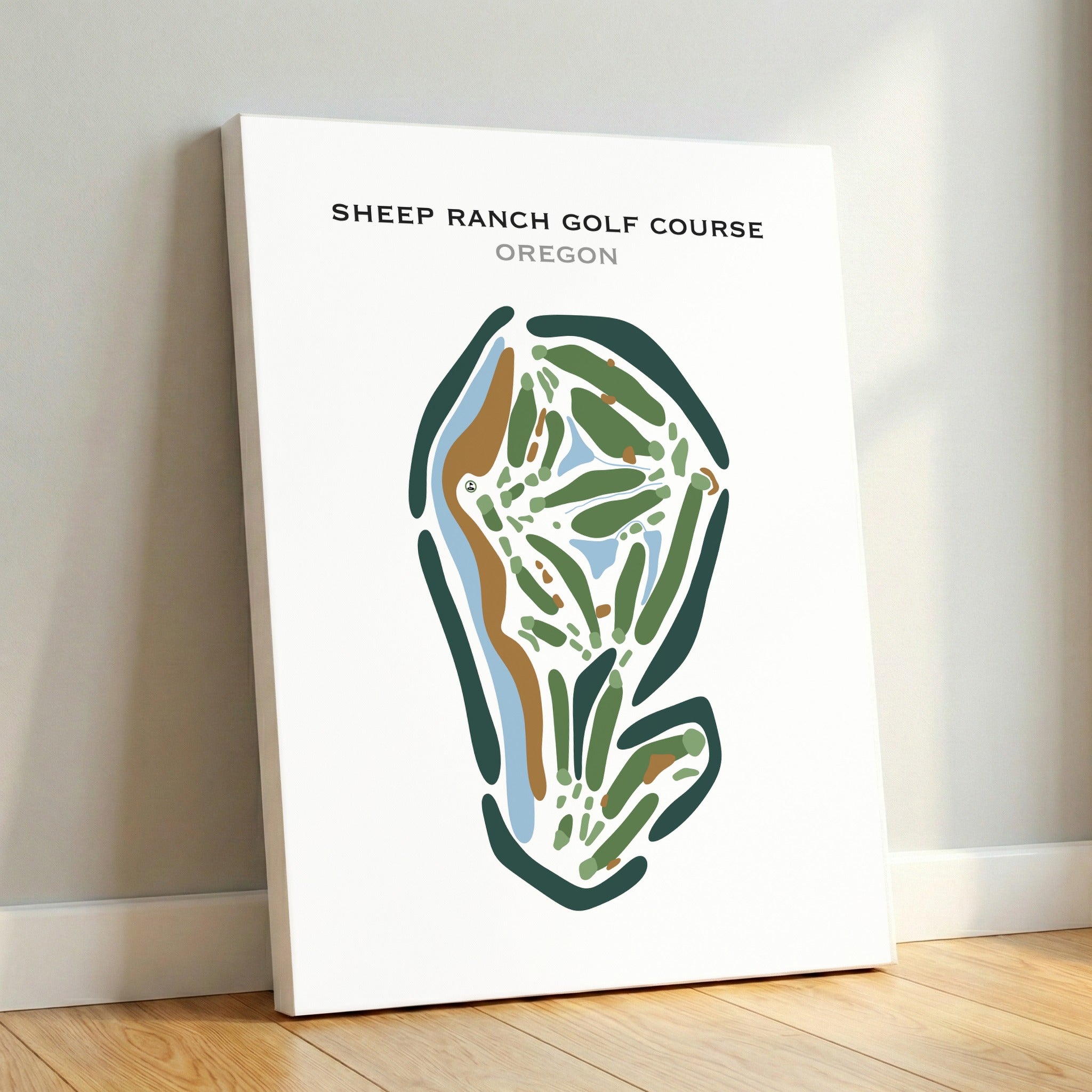 Sheep Ranch Golf Course, Oregon - Printed Golf Courses