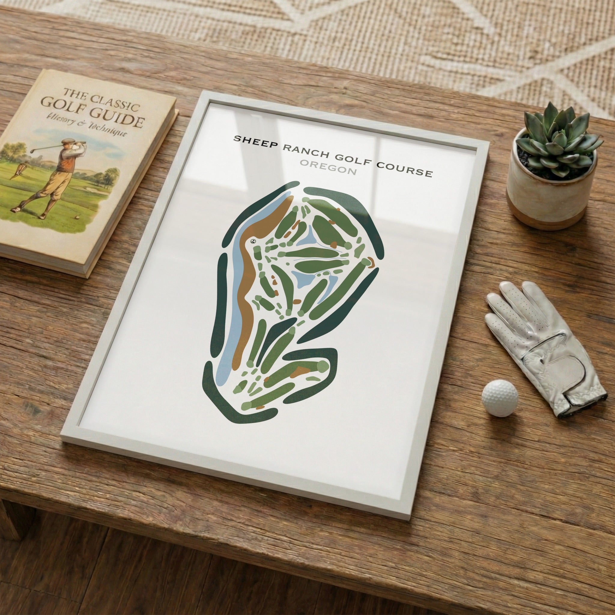 Sheep Ranch Golf Course, Oregon - Printed Golf Courses