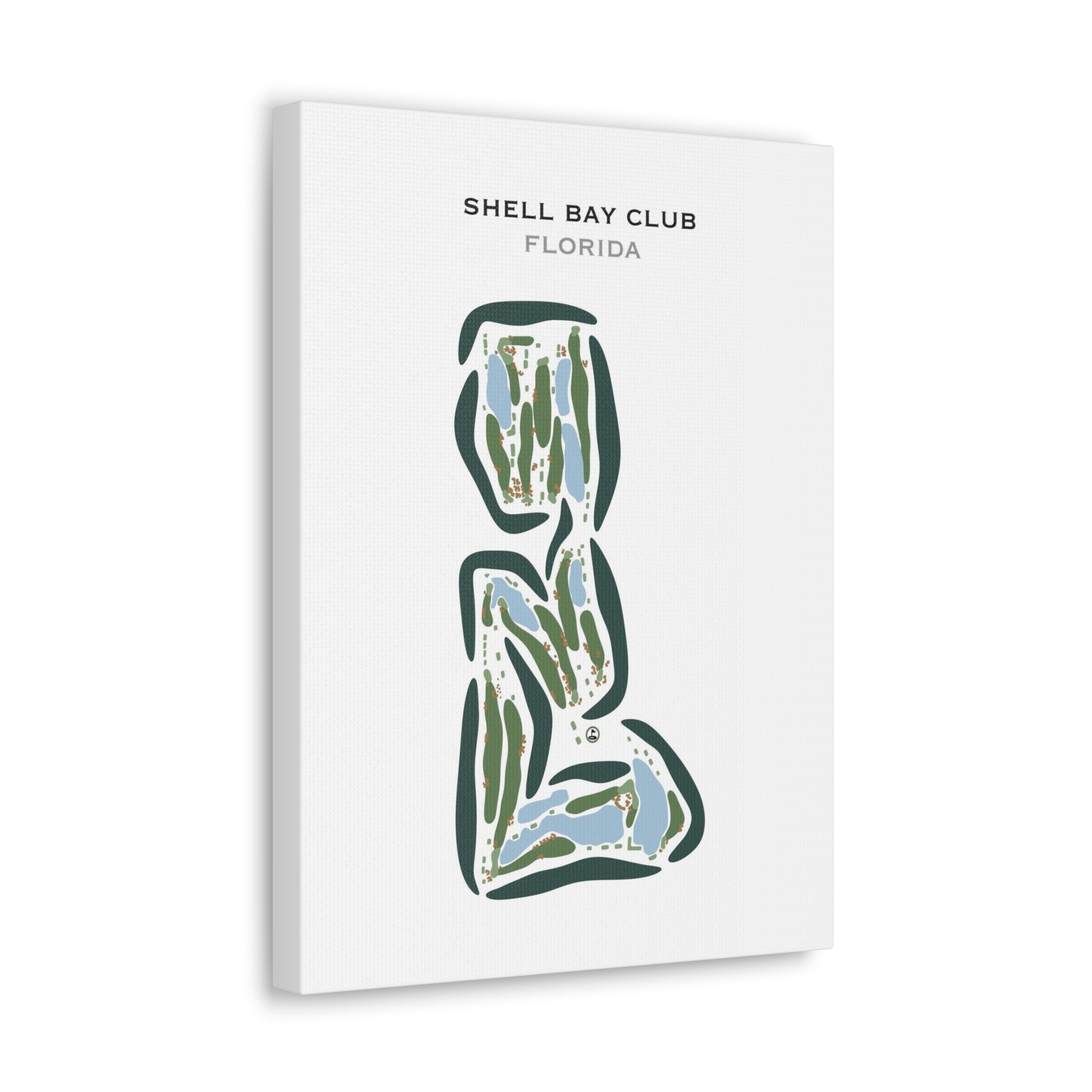 Shell Bay Club, Florida - Printed Golf Courses