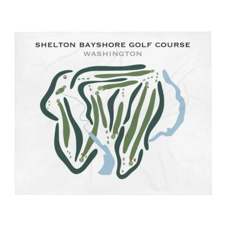 Shelton Bayshore Golf Course, Washington - Printed Golf Courses