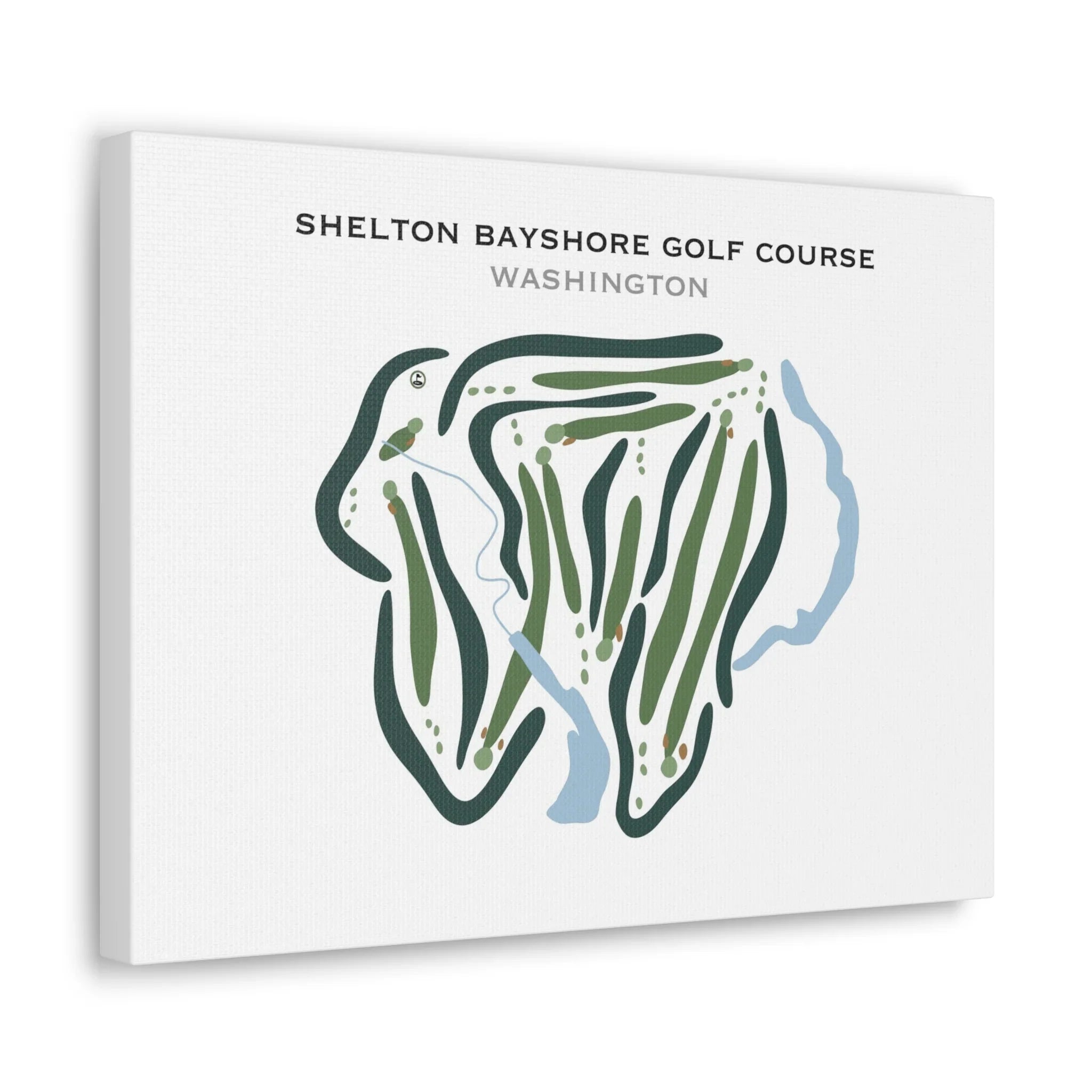 Shelton Bayshore Golf Course, Washington - Printed Golf Courses