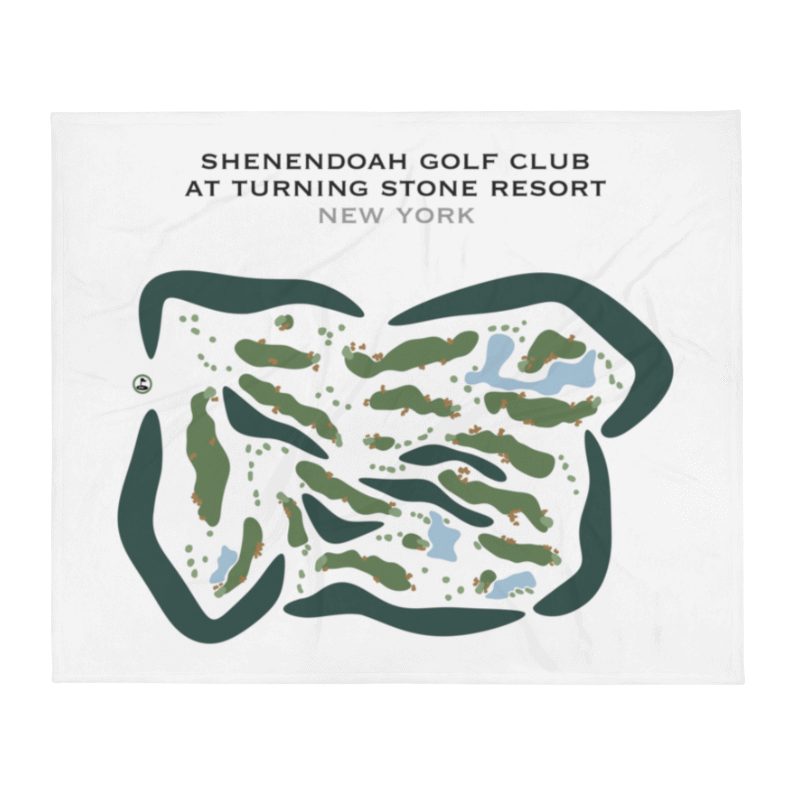 Shenendoah Golf Course at Turning Stone, New York - Printed Golf Courses