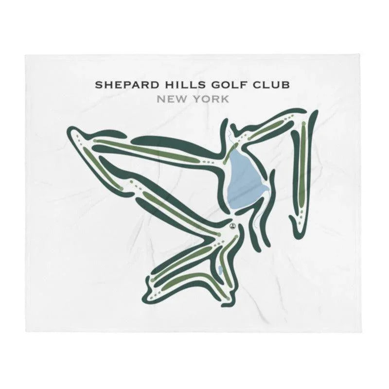 Shepard Hills Golf Club, New York - Printed Golf Courses
