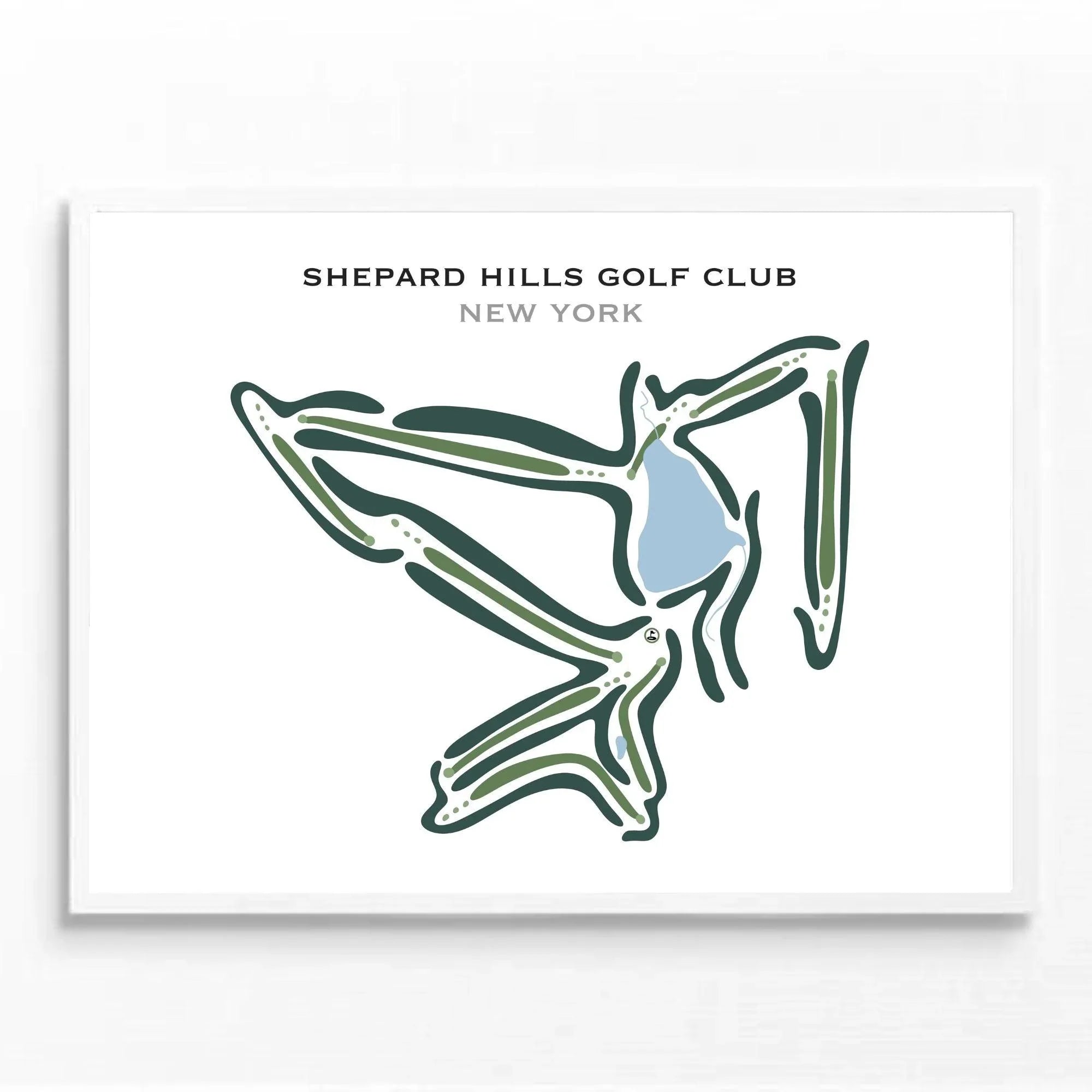 Shepard Hills Golf Club, New York - Printed Golf Courses
