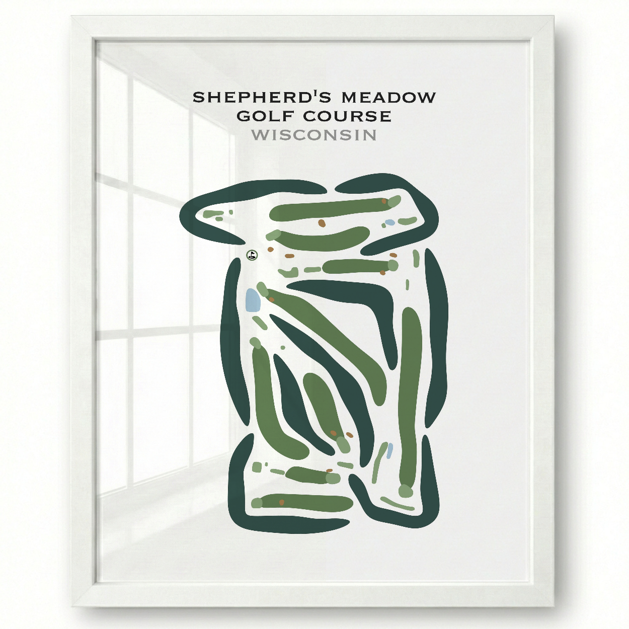 Shepherd's Meadow Golf Course, Wisconsin - Printed Golf Courses