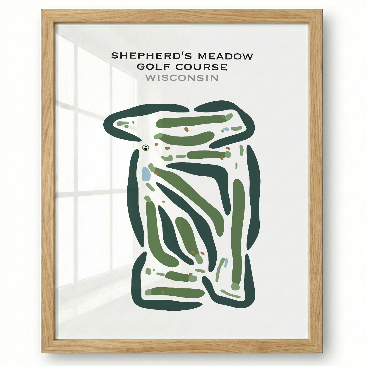 Shepherd's Meadow Golf Course, Wisconsin - Printed Golf Courses