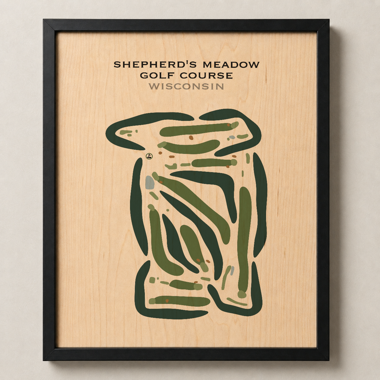 Shepherd's Meadow Golf Course, Wisconsin - Printed Golf Courses