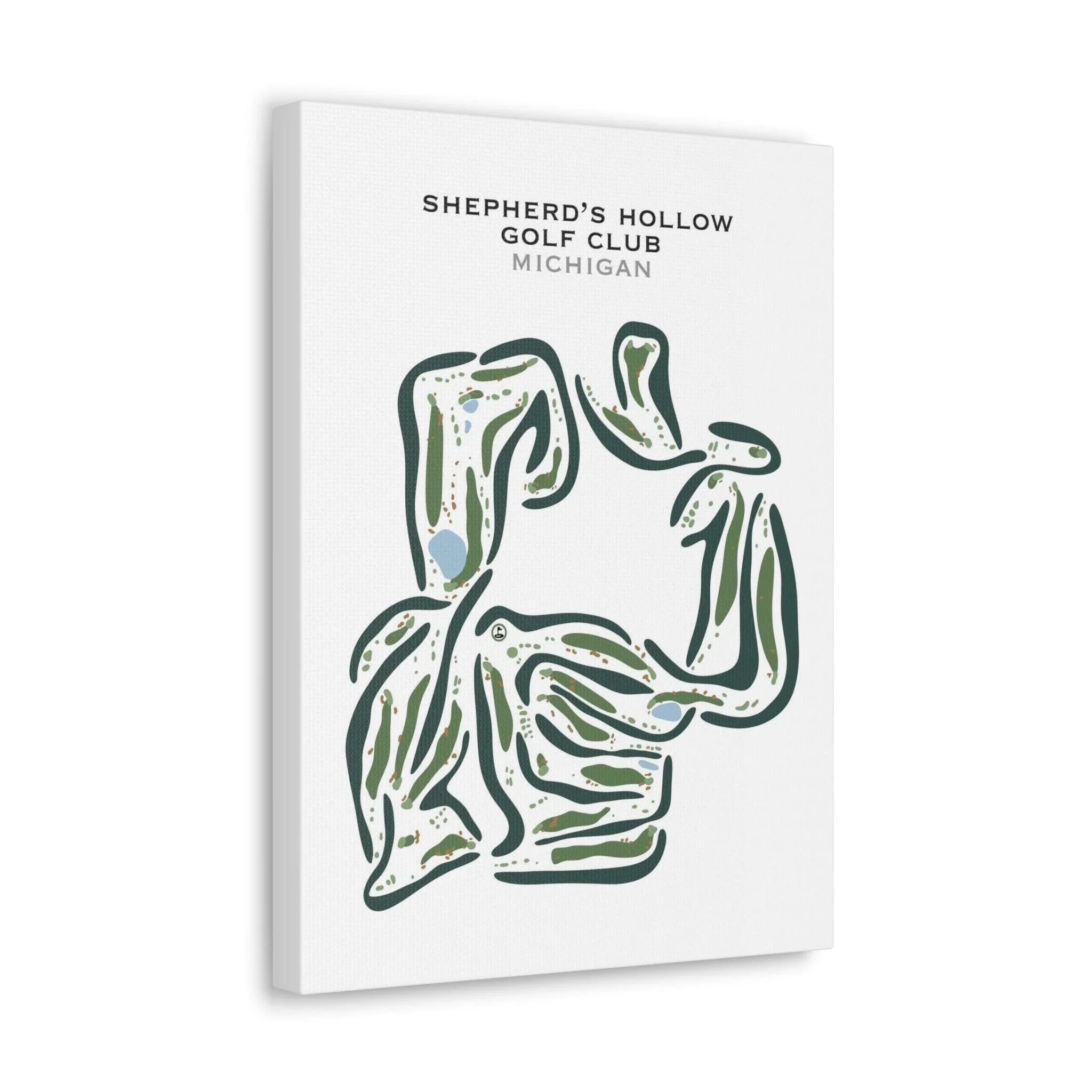 Shepherd's Hollow Golf Club, Michigan - Printed Golf Courses
